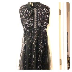 Giambattista Valli FW16 Nockneck Floral Dress